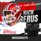 Massachusetts, Nick Berus, Long Snapping Coach
