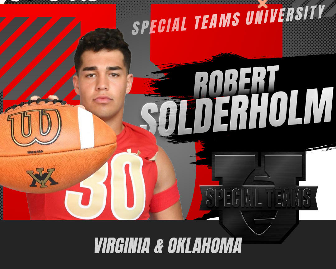 Oklahoma, Virginia, Robert Soderholm, Long Snapping Coach