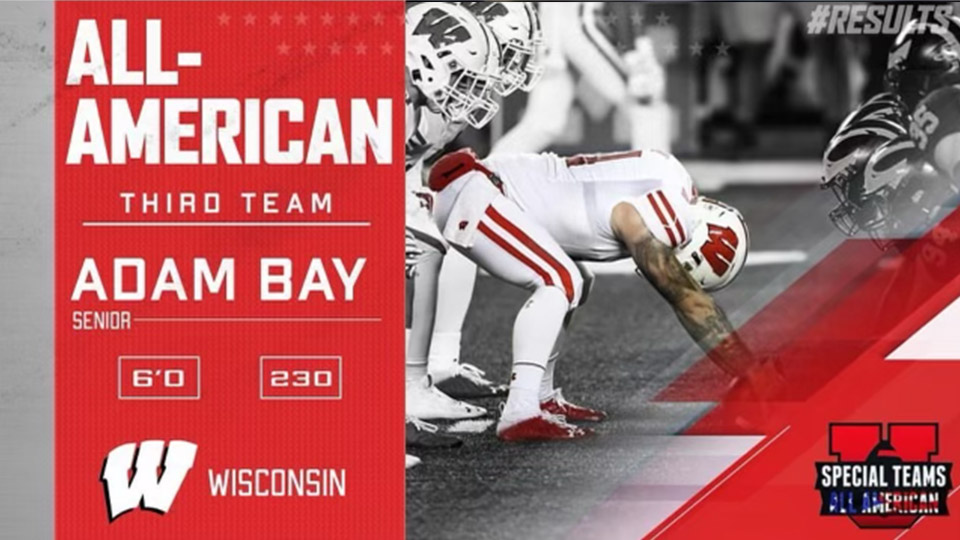 Adam Bay, Special Teams U, All-American