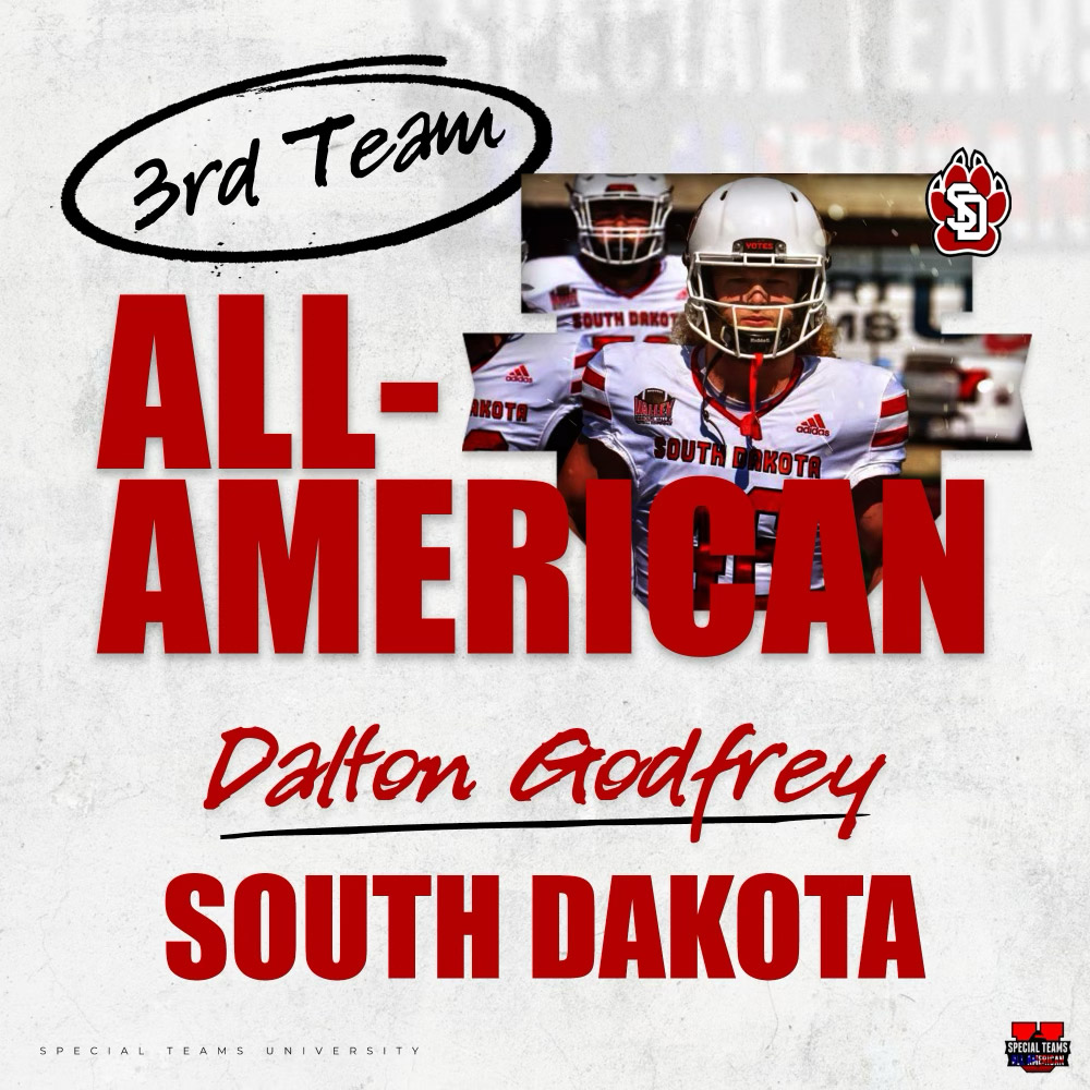 Dalton Godfrey, Special Teams U, All-American