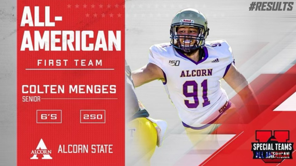 Colten Menges, Special Teams U, All-American