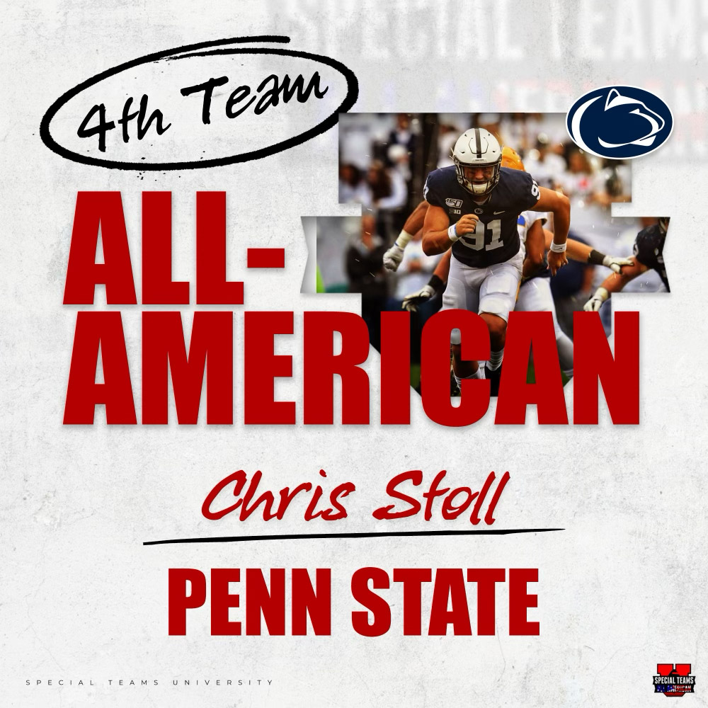 Chris Stoll, Special Teams U, All-American