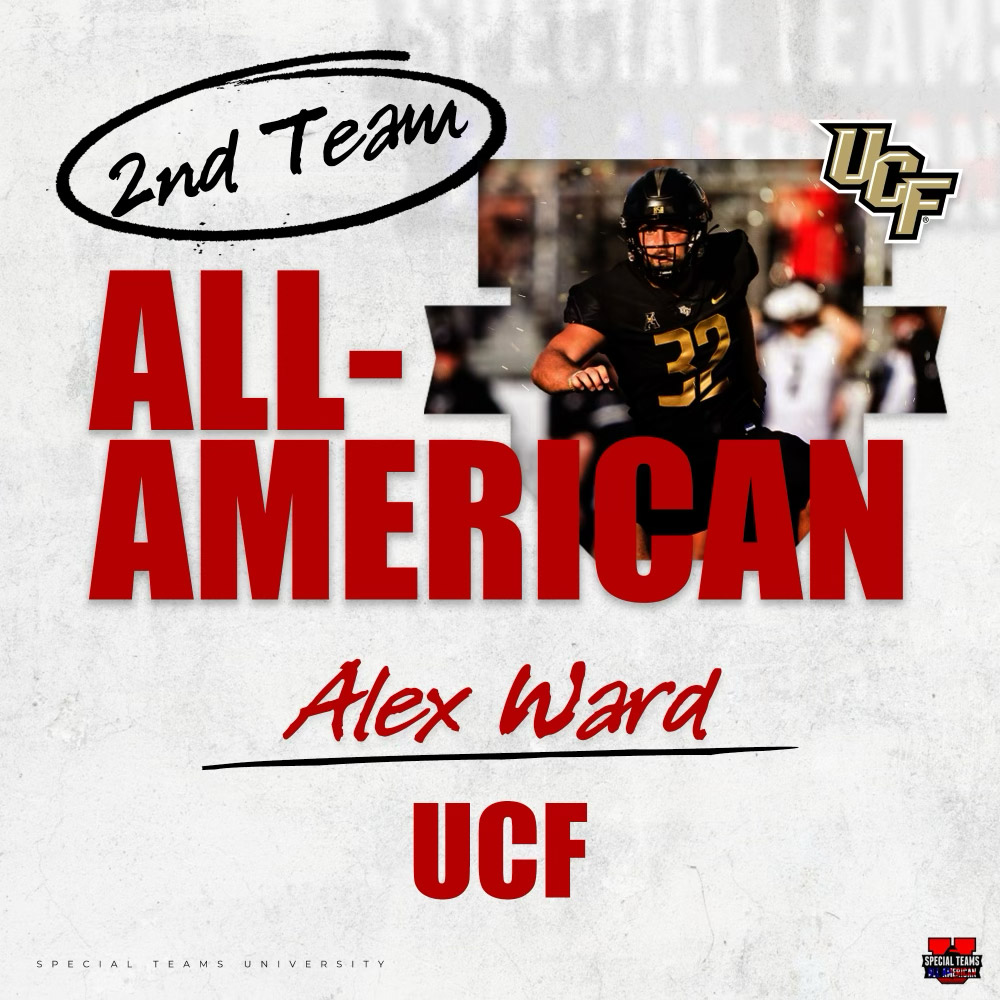 Alex Ward, Special Teams U, All-American