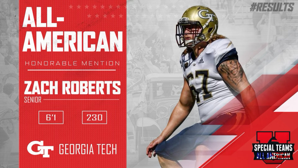 Special Teams University, All-American, Zach Roberts