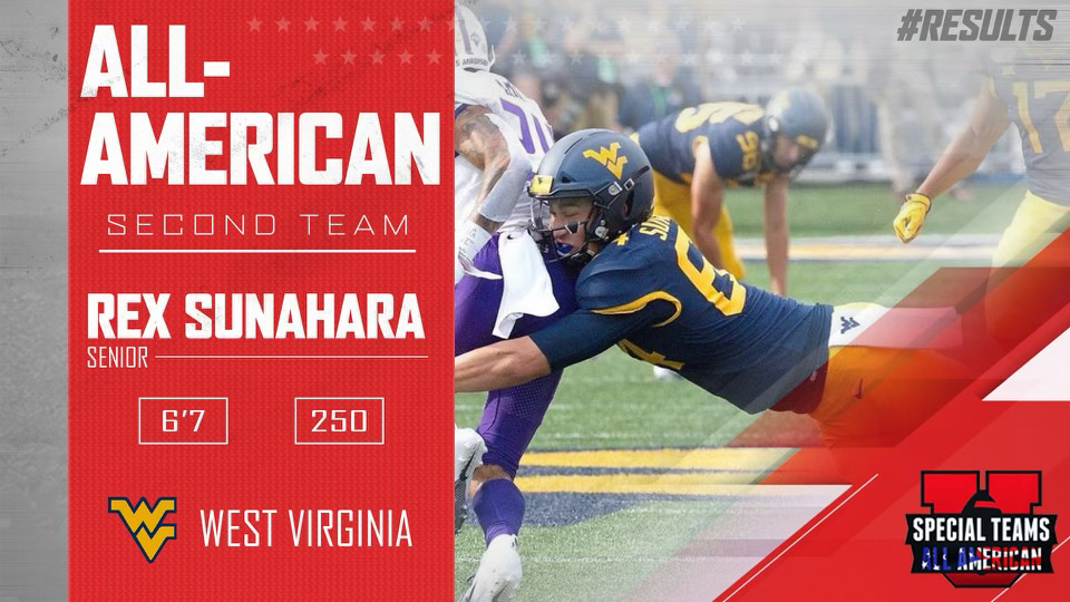 Special Teams University, All-American, Rex Sunahara