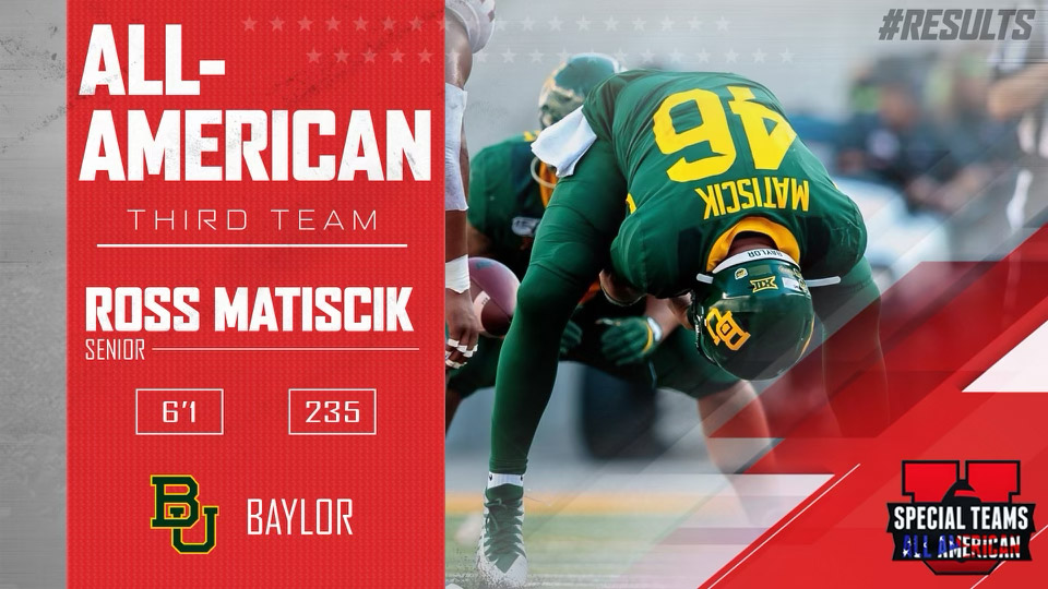 Special Teams University, All-American, Ross Matiscik